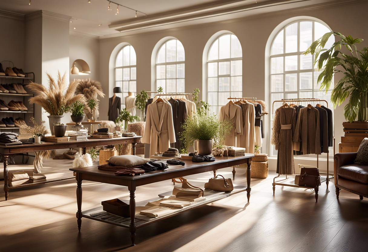 Vêtements variés sur cintres